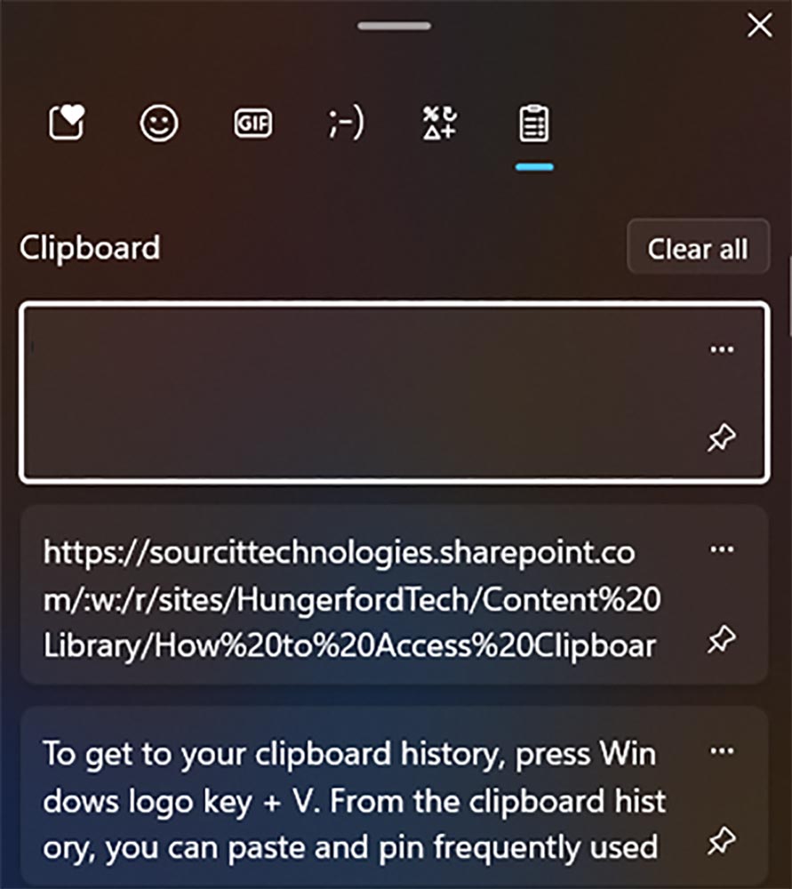 How to Access Clipboard History in Windows